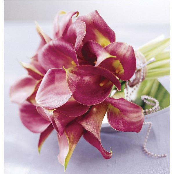 W3 Pink Calla Bridal Bouquet