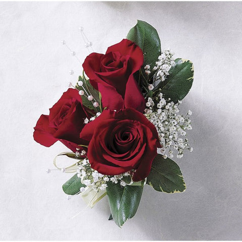 W8 Sweet Red Rose Corsage